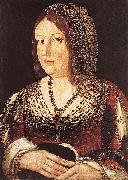Juan de Borgona Lady with a Hare Sweden oil painting artist